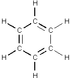 2D structure image of benzene